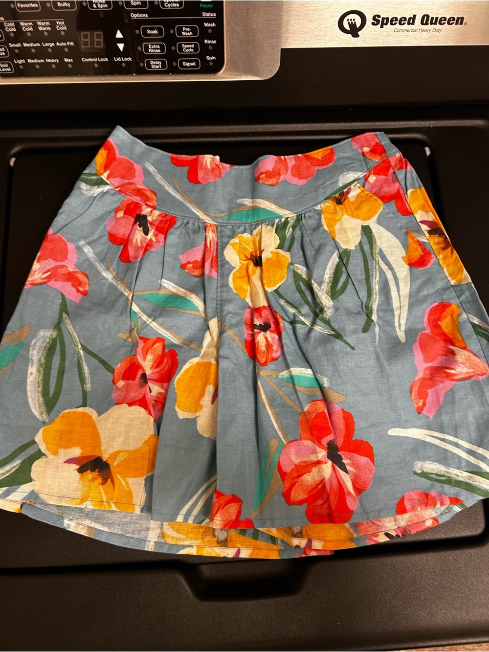 Tea Collection Floral Cotton / Linen Shorts